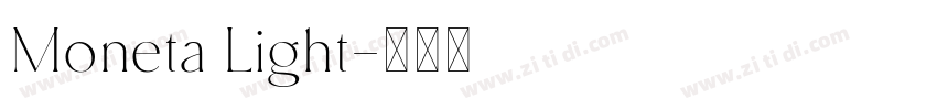 Moneta Light字体转换